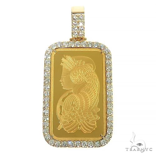 1 Ounce 24Karat Suisse 1oz Pamp Bar Pendant 57669 - Image 1