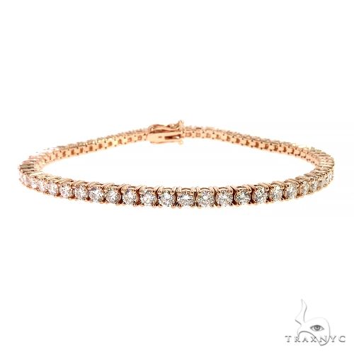 10 Pointer Parcel Diamond Tennis Bracelet 67198 - Image 1