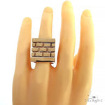 10K Gold Brick City Ring 68723 - Image 5