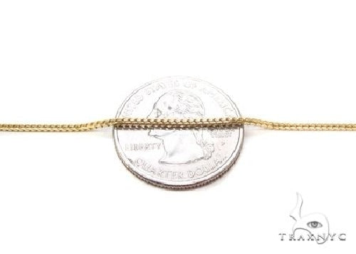10k Yellow Gold Solid Franco Link Chain 24 Inches 2mm   63802 - Image 3