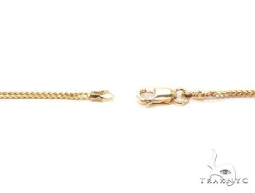 10k Yellow Gold Solid Franco Link Chain 24 Inches 2mm   63802 - Image 5