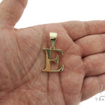 10K Gold Charming Initial 'E' Pendant 57202 - Image 5