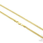10K Yellow Gold Hollow Franco Link Chain 20 Inches 2mm 65432 - Image 1