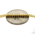 10K Yellow Gold Hollow Franco Link Chain 20 Inches 2mm 65432 - Image 3