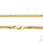 10K Yellow Gold Hollow Franco Link Chain 20 Inches 2mm 65432 - Image 5