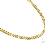10K Yellow Gold Hollow Franco Link Chain 24 Inches 2.8mm   64044 - Image 2