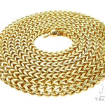 10K Yellow Gold Hollow Franco Link Chain 24 Inches 2.8mm   64044 - Image 4