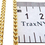 10K Yellow Gold Hollow Franco Link Chain 24 Inches 2.8mm   64044 - Image 7