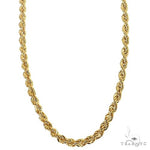 10K Yellow Gold Hollow Rope Chain 20 Inches 3.8mm   66622 - Image 1