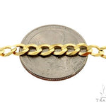 10k Yellow gold Curb Link Chain 5mm 20 Inches   63794 - Image 3