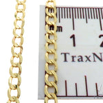 10k Yellow Gold  Curb Link Chain 26 Inches 4mm   57243 - Image 7