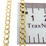 10K Yellow Gold Curb Link Chain 28 Inches 4mm 63792 - Image 6