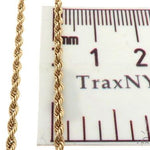 10k Yellow Gold Rope Link Chain 2.7mm 22 Inches    63799 - Image 7