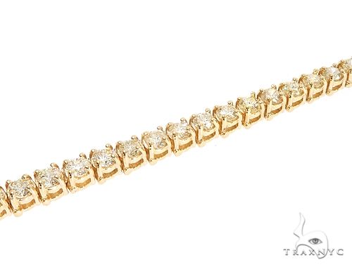 10k YG 4mm Diamond Tennis Bracelet 64873 - Image 2