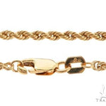 10k Yellow Gold Solid  Rope Link Chain 2.7mm 22 Inches 70546 - Image 4