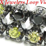 Black Diamond and Canary Bracelet 12338 - Image 4