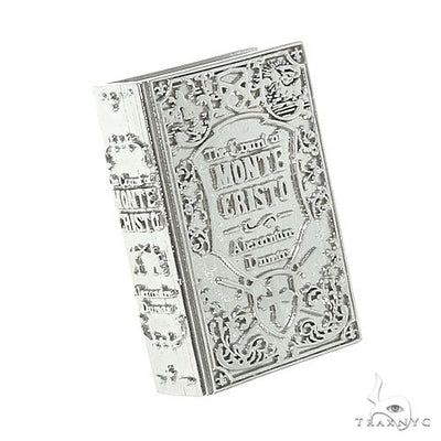14K Gold Custom Made Monte Cristo Book Pendant 66655 - Image 1