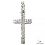 14K Gold Diamond Cross 67440 - Image 1