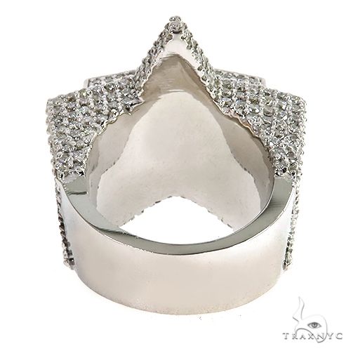 14K Gold Diamond Star Ring 67905 - Image 4