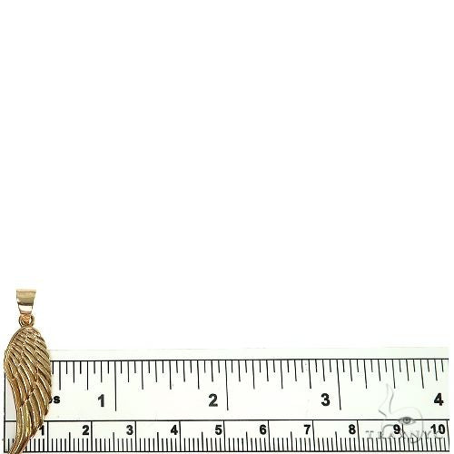14K Gold Half Angel Wing 66447 - Image 5