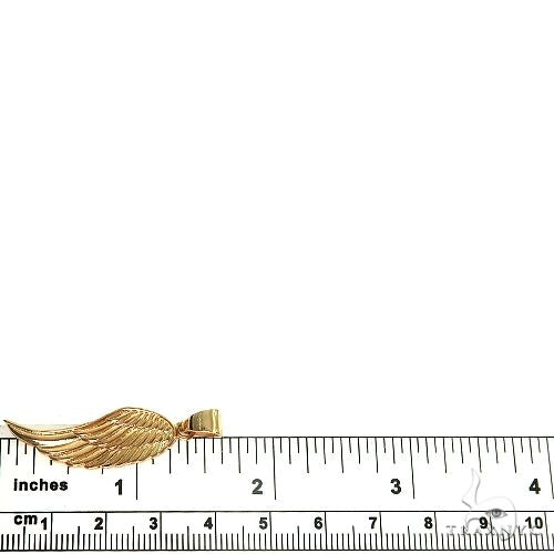 14K Gold Half Angel Wing 66447 - Image 6