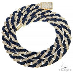 14K Gold Lab Diamond Ceramic Miami Cuban n 68177 - Image 2