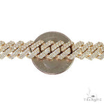 14K Gold Miami Cuban Diamond Chain 22 Inches 10mm 160.10Gr 66593 - Image 6