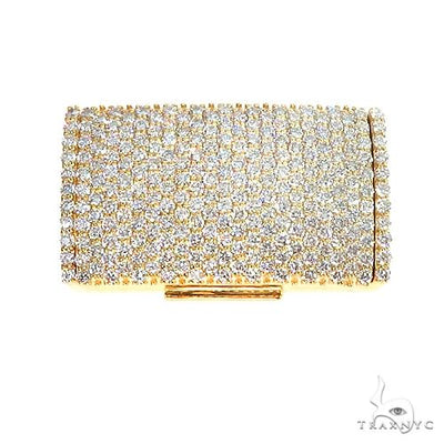 14K Gold Miami Cuban Diamond Lock 66919 - Image 1