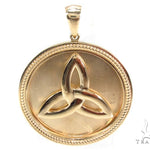 14K Gold Trinity Knot Pendant 35269 - Image 1