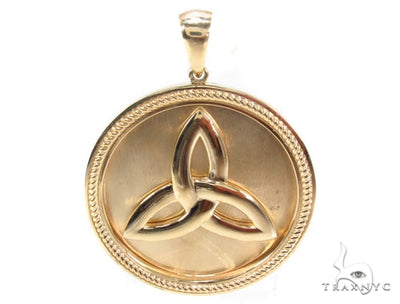 14K Gold Trinity Knot Pendant 35269 - Image 1