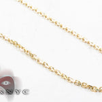 14K Gold Prong Diamond Cross Crucifix Necklace 32223 - Image 2