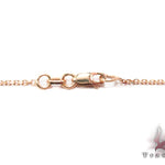 14K Gold Prong Diamond Cross Crucifix Necklace 32224 - Image 5