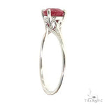 14K Gold Ruby Solitaire Engagement Ring 66602 - Image 3