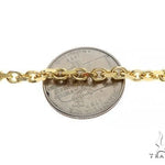 14K Yellow Gold Solid Anchor Cable Link  3.5mm 24 Inches   68144 - Image 4