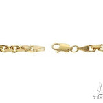 14K Yellow Gold Solid Anchor Cable Link  3.5mm 24 Inches   68144 - Image 5