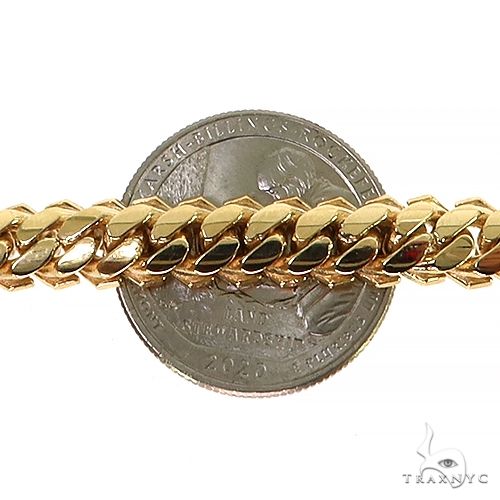 14K Gold Solid Mimi Cuban Link 7.2 mm 22 Inches 68344 - Image 6