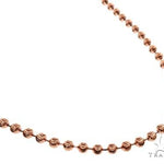 14K Rose Gold Moon Cut Chain 24 Inches 5mm   65889 - Image 2