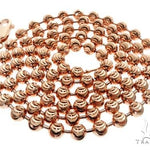 14K Rose Gold Moon Cut Chain 24 Inches 5mm   65889 - Image 4