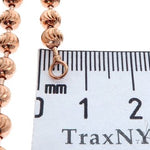 14K Rose Gold Moon Cut Chain 30 Inches 5mm   64616 - Image 6