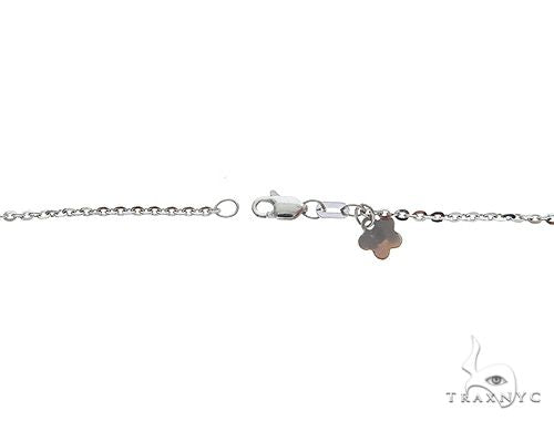 14K White Gold Mirror Rolo Chain 20 Inches 1mm   65592 - Image 4