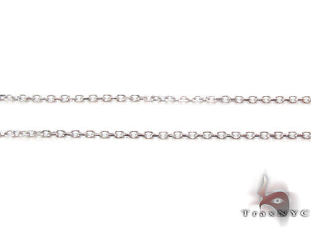 14K White Gold Cross Crucifix Necklace 33976 - Image 4