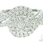 14K Gold Diamond Round Halo Engagement Ring 65734 - Image 1