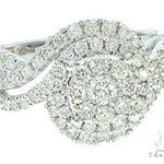 14K Gold Diamond Round Halo Engagement Ring 65734 - Image 2