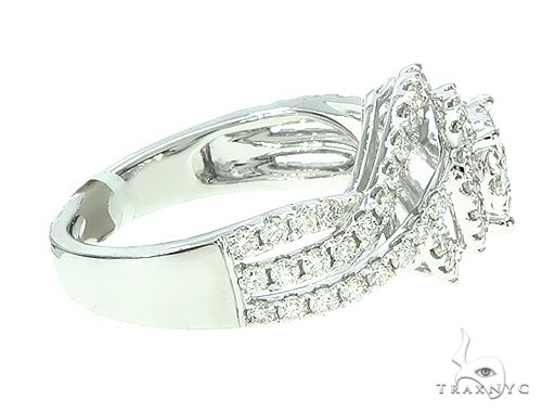 14K Gold Diamond Round Halo Engagement Ring 65734 - Image 4