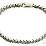 14K White Gold Men's Bracelet 61855 - Image 2