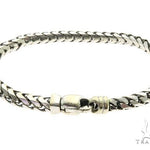 14K White Gold Men's Bracelet 61855 - Image 4