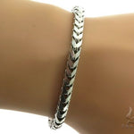 14K White Gold Men's Bracelet 61855 - Image 7
