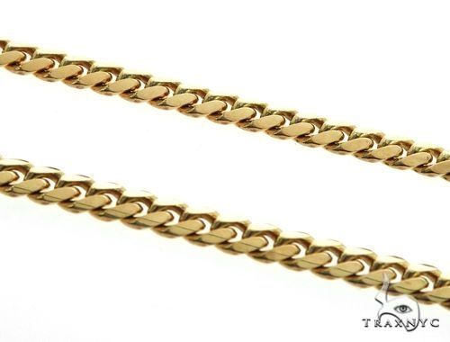 14K Yellow Gold Solid Miami Cuban Link Chain 64556 - Image 1