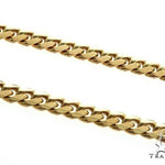 14K Yellow Gold Solid Miami Cuban Link Chain 64557 - Image 1