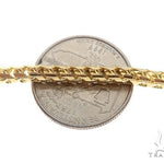 14K Yellow Gold Solid Franco Link Chain 22 Inches 3.9mm   65596 - Image 4